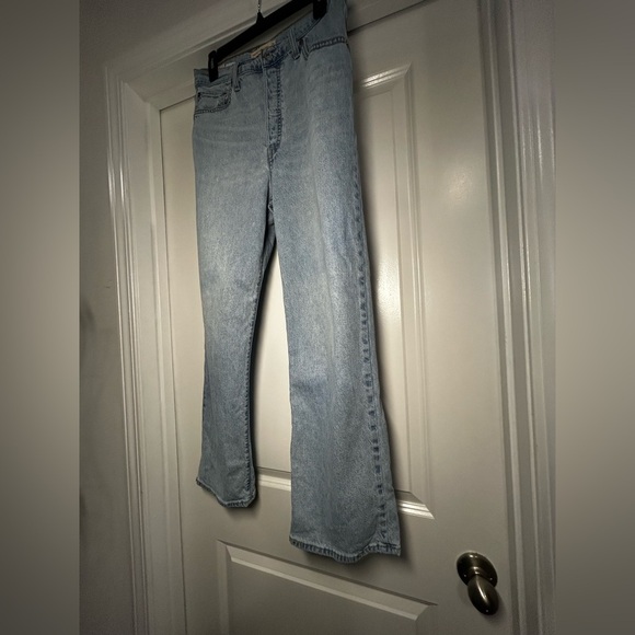 Levi's Ribcage Straight Ankle Light Blue Women's Jeans-27" - Picture 4 of 7